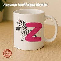"Z" Hayvan Harfli Kupa Bardak