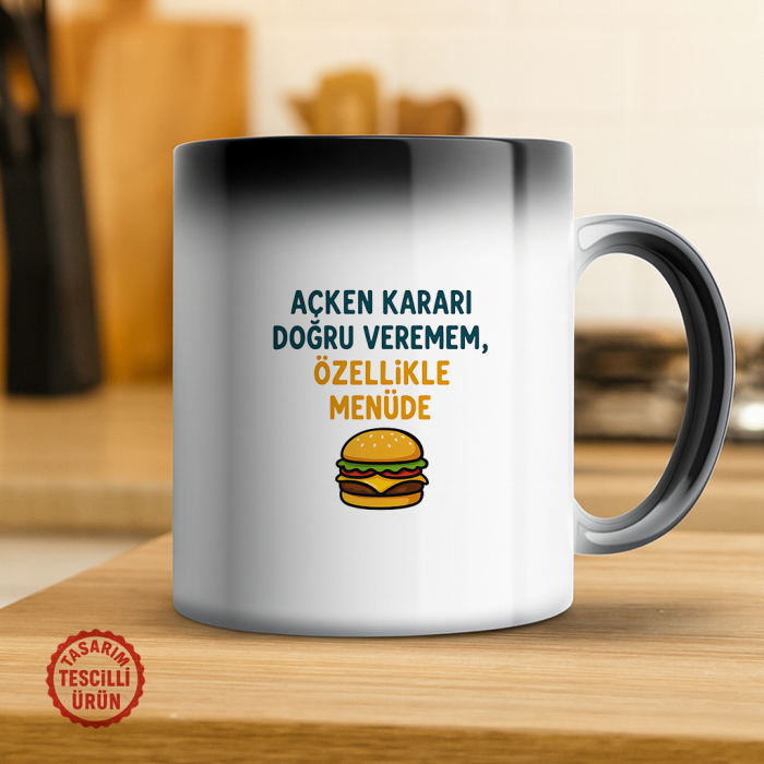 Açken Kararı Doğru Veremem, Özellikle Menüde Sihirli Kupa Bardak