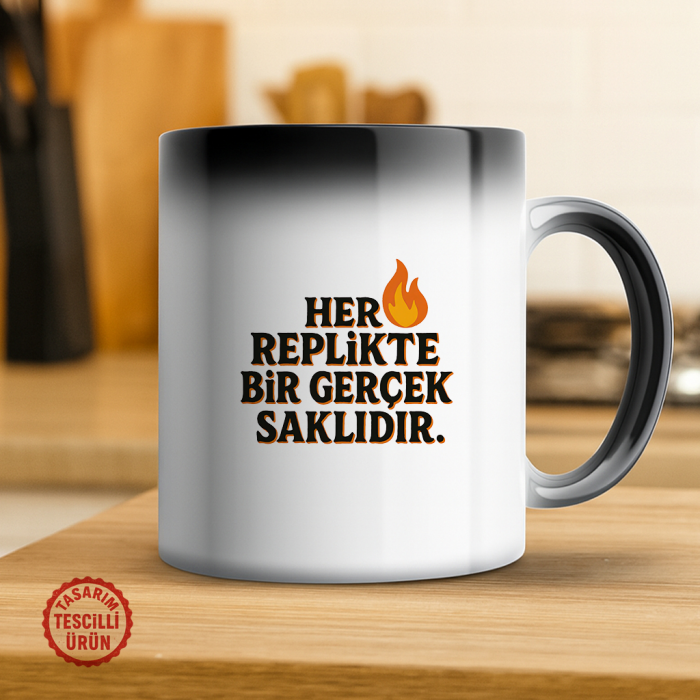 Her Replikte Bir Gerçek Saklıdır Sihirli Kupa Bardak