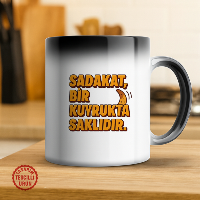 Sadakat, Bir Kuyrukta Saklıdır Sihirli Kupa Bardak