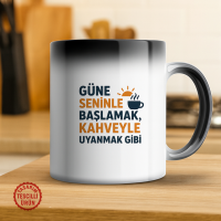 Güne Seninle Başlamak, Kahveyle Uyanmak Gibi Sihirli Kupa Bardak