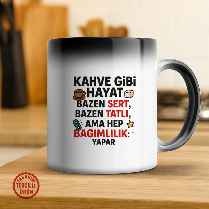 Kahve Gibi Hayat; Bazen Sert, Bazen Tatlı, Ama Hep Bağımlılık Yapar Sihirli Kupa Bardak