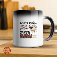 Kahve Değil, Senin Gidişin Sarstı Beni Sihirli Kupa Bardak