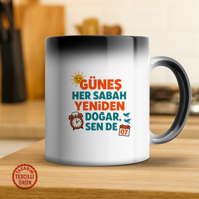 Güneş Her Sabah Yeniden Doğar, Sende Sihirli Kupa Bardak