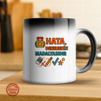 Hata Denemenin Madalyasıdır Sihirli Kupa Bardak