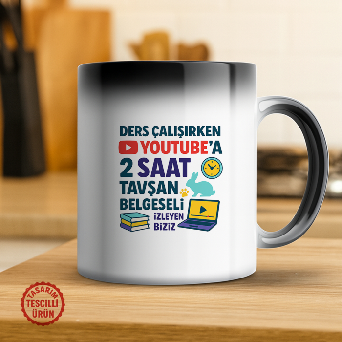 Ders Çalışırken Youtube'a 2 Saat Tavşan Belgeseli İzleyen Biziz Sihirli Kupa Bardak