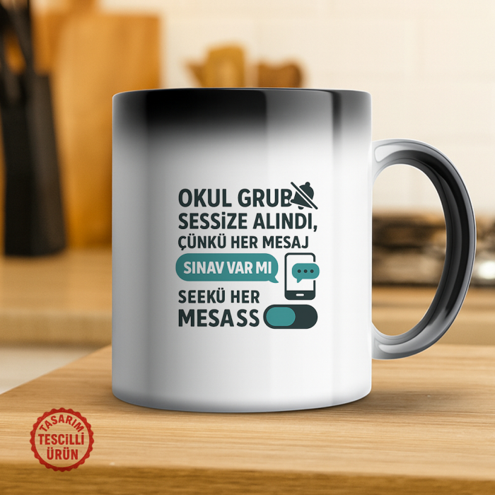 Okul Grubu Sessize Alındı, Çünkü Her Mesaj "Sınav Var Mı" Sihirli Kupa Bardak