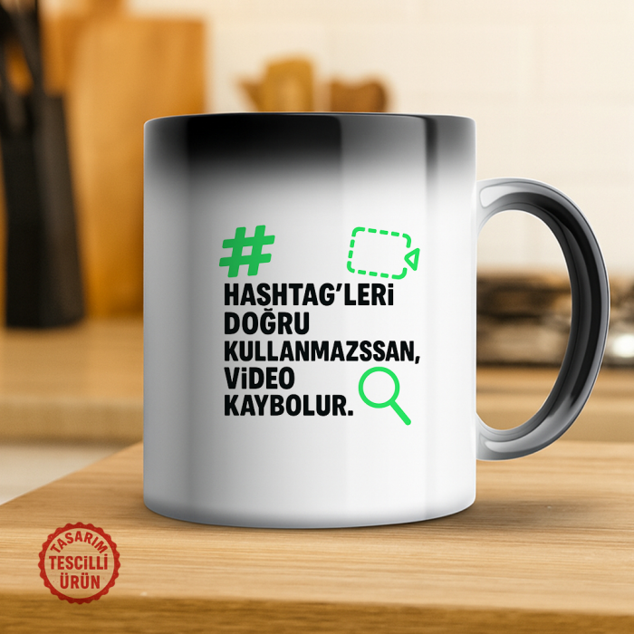 Hashtag'leri Doğru Kullanamazsan, Video Kaybolur Sihirli Kupa Bardak