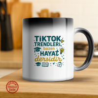 TikTok Trendleri Bazem Hayat Dersidir Sihirli Kupa Bardak