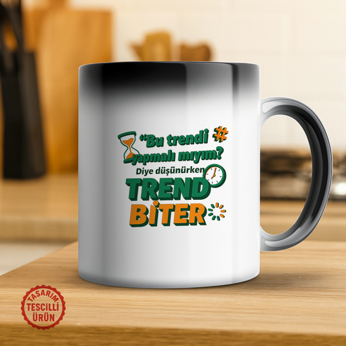 "Bu Trendi Yapmalı mıyım" Diye Düşünürken Trend Biter Sihirli Kupa Bardak