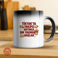 TikTok'ta Takipçi Artıknca, DM Yağmuru Başlar Sihirli Kupa Bardak