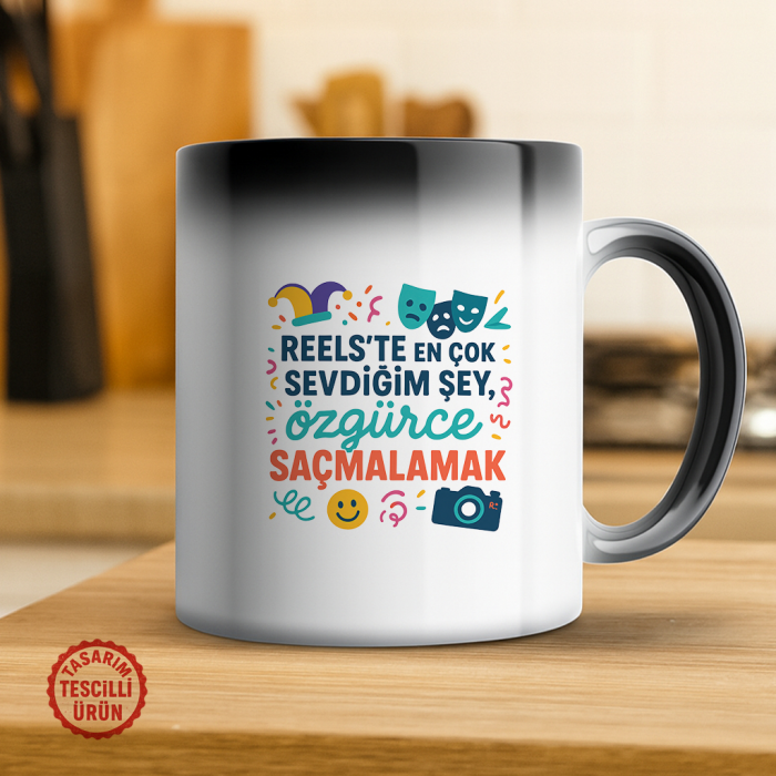 Reels'te En Çok Sevdiğim Şey, Özgürce Saçmalamak Sihirli Kupa Bardak