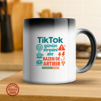 TikTok Günün Stresini Alır, Bazen de Artırır Sihirli Kupa Bardak
