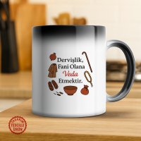 Dervişlik Fani Olana Veda Etmektir Sihirli Kupa Bardak