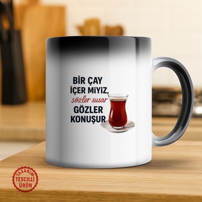Bir Çay İçer Miyiz, Sözler Susar Gözler Konuşur Sihirli Kupa Bardak