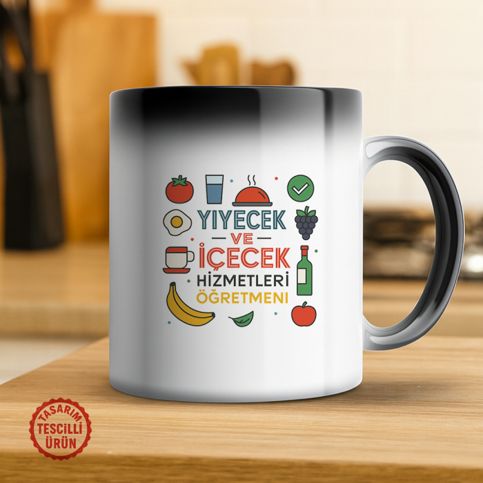 Yiyecek ve İçecek Hizmetleri Öğretmeni Sihirli Kupa Bardak