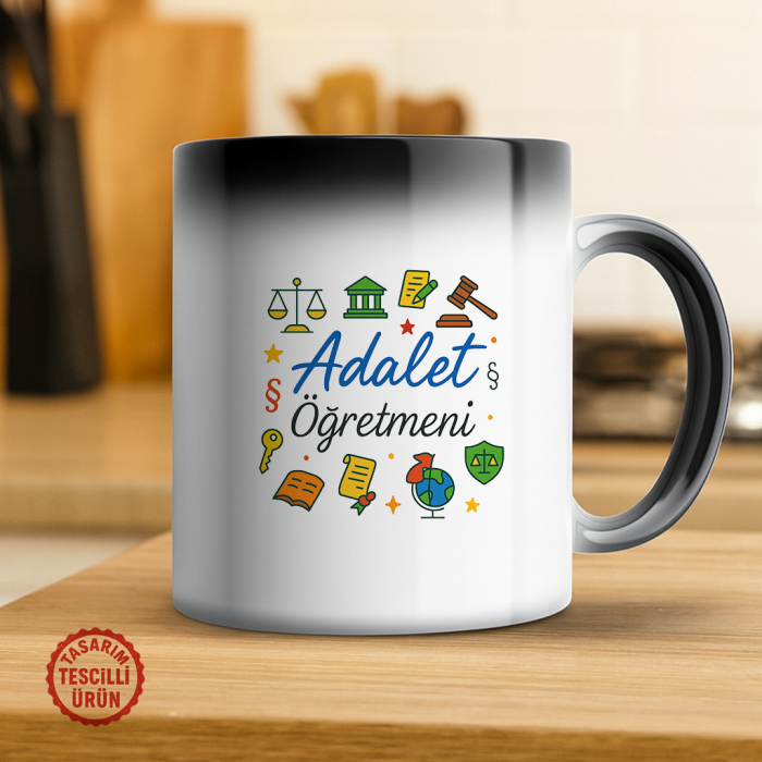 Adalet Öğretmeni Sihirli Kupa Bardak