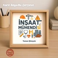 İnşaat Mühendisi İsimli Ahşap Çerçeve