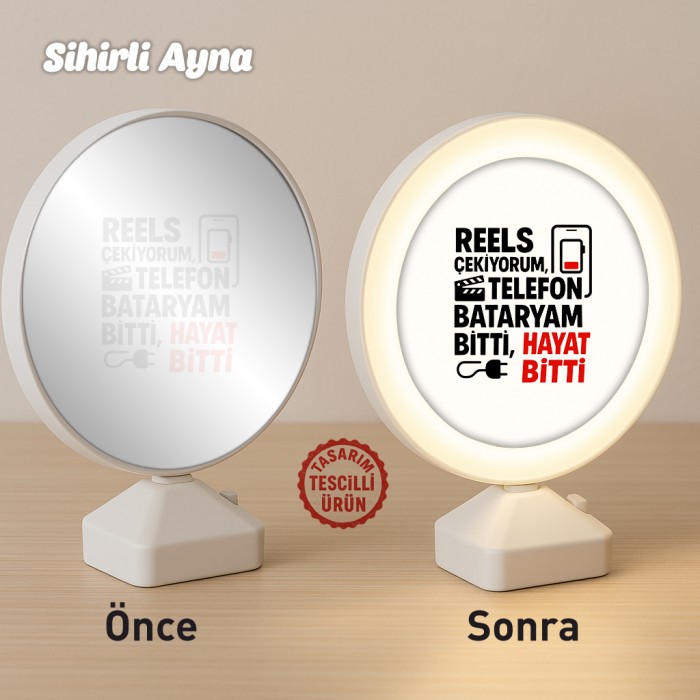 Reels Çekiyorum Telefon Bataryam Bitti Sihirli Ayna
