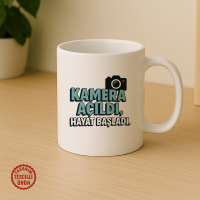 Kamera Açıldı, Hayat Başladı Kupa Bardak