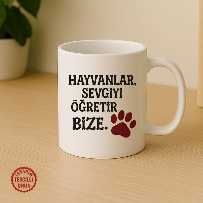 Hayvanlar, Sevgiyi Öğretir Bize Kupa Bardak