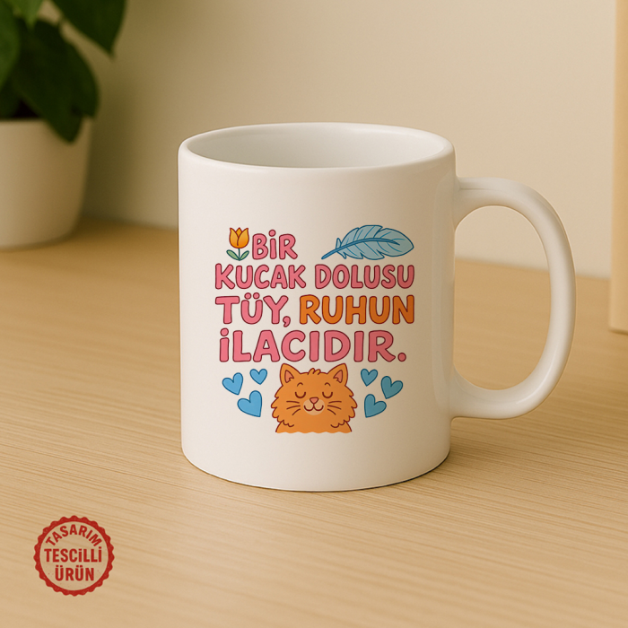 Bir Kucak Dolusu Tüy, Ruhun İlacıdır Kupa Bardak