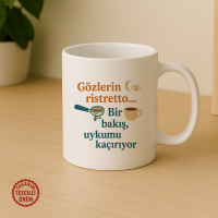 Gözlerin Ristretto, Bir Bakış Uykumu Açıyor Kupa Bardak