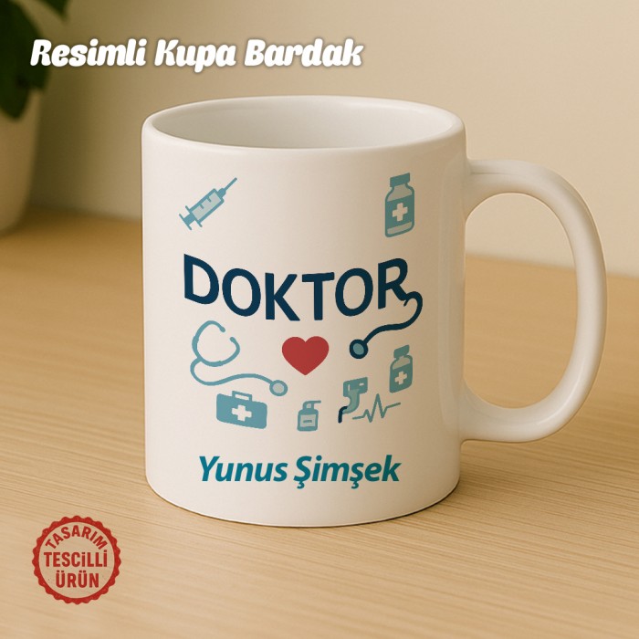 Doktor İsimli Kupa Bardak