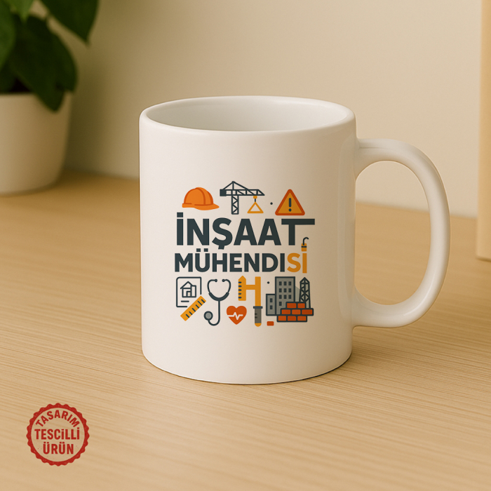 İnşaat Mühendisi Kupa Bardak