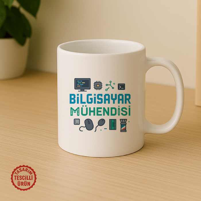 Bilgisayar Mühendisi Kupa Bardak