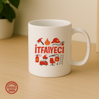 İtfaiyeci Kupa Bardak