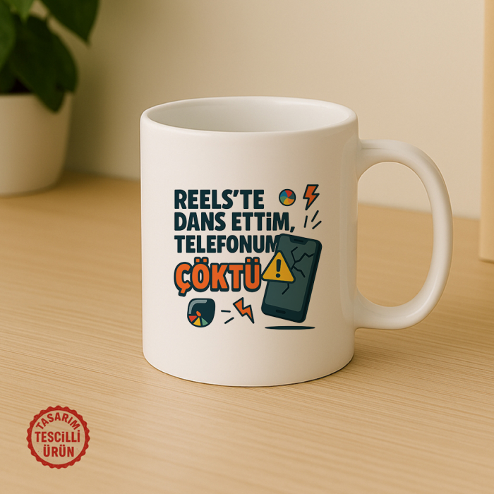 Reels'te Dans Ettim, Telefonum Çöktü Kupa Bardak