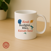 Kendi Benliğini Bilen Kâinatı Tanır Kupa Bardak