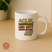 Açlık Menüdeki Her Şeyi Güzelleştirir Kupa Bardak