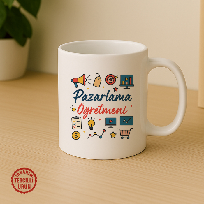 Pazarlama Öğretmeni Kupa Bardak