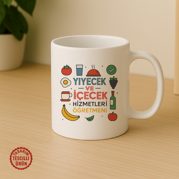 Yiyecek ve İçecek Hizmetleri Öğretmeni Kupa Bardak