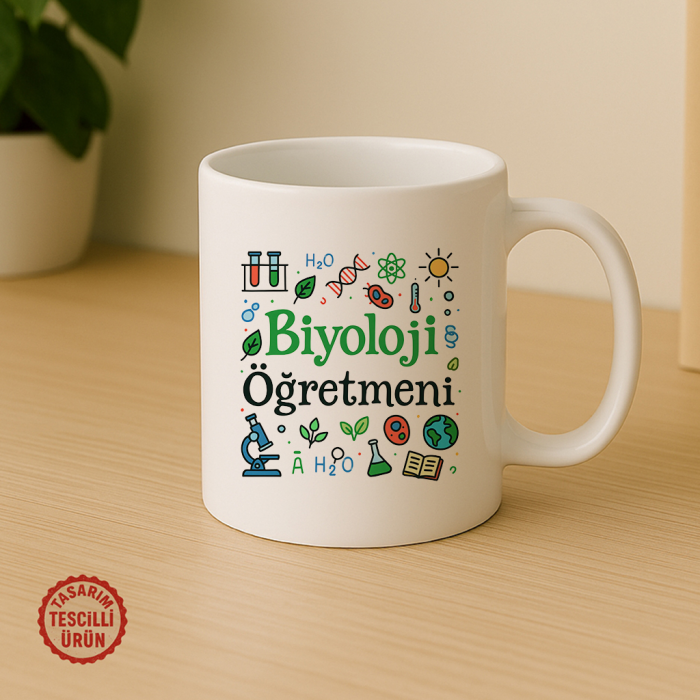 Biyoloji Öğretmeni Kupa Bardak