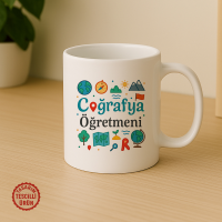 Coğrafya Öğretmeni Kupa Bardak