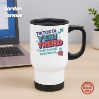 Tiktok'ta Yeni Trend Bardak Termos