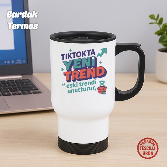 Tiktok'ta Yeni Trend Bardak Termos