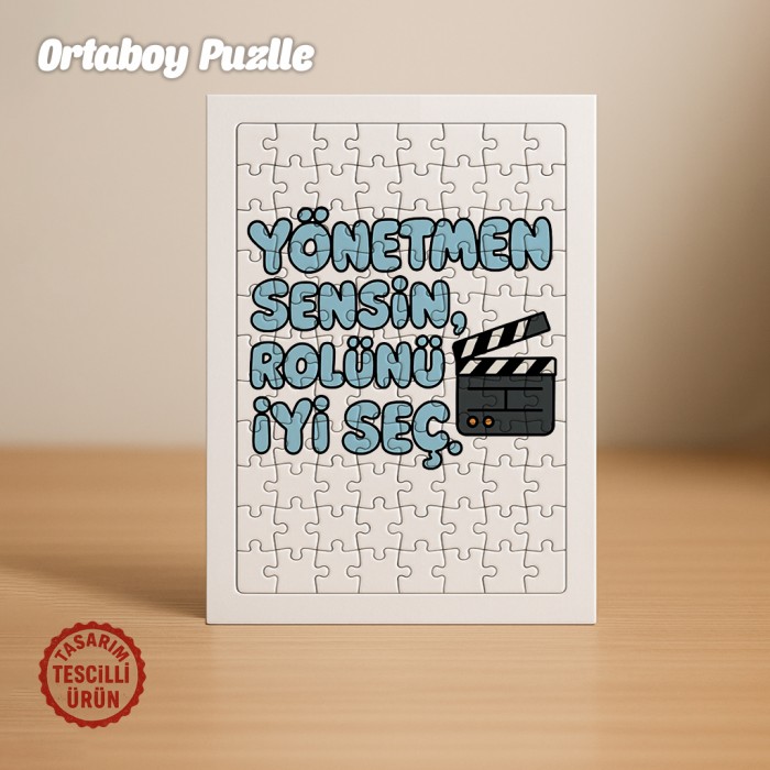 Yönetmen Sensin, Rolünü İyi Seç Orta Boy Puzzle