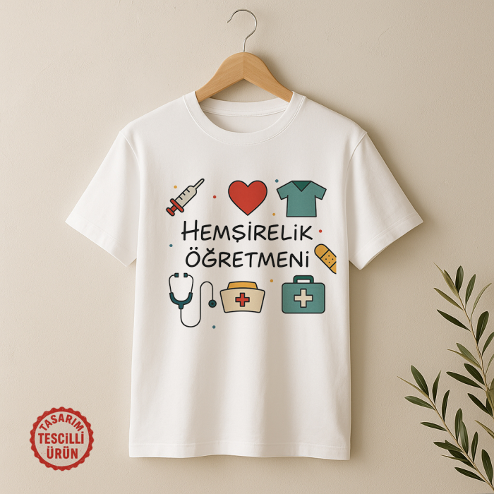 Hemşirelik Öğretmeni İsimli Tişört