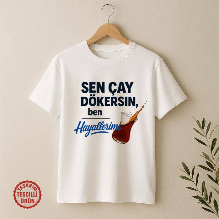 Sen Çay Dökersin, Ben Hayallerimi Tişört