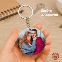 Yuvarlak Ahşap Anahtarlık